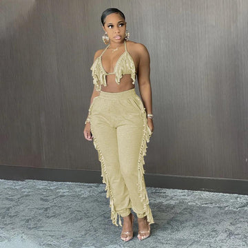 NEE RUFFLE PANTS SET
